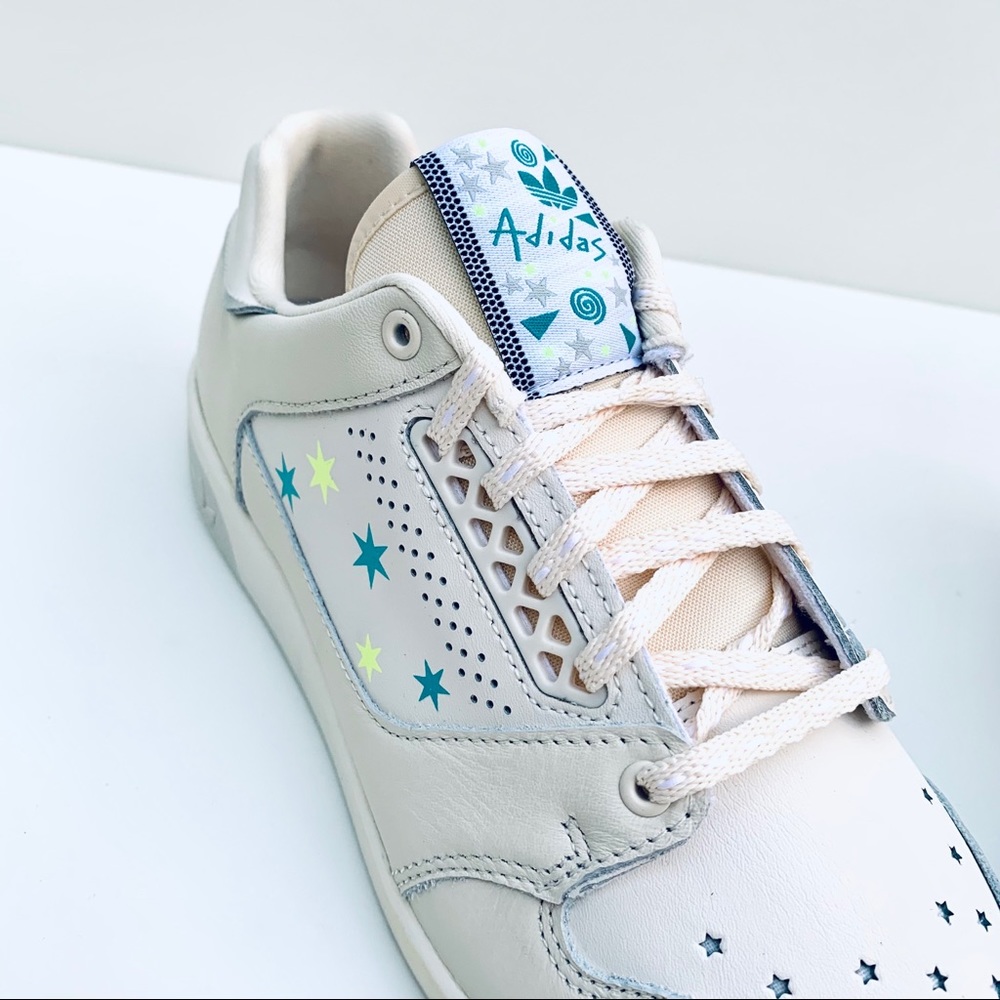 adidas SLAMCOURT Chalk/Tint/Off White women shoe - Picture 7 of 14